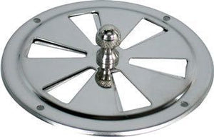 Lüfterblech verschliessbar rostfreier Stahl D=127mm