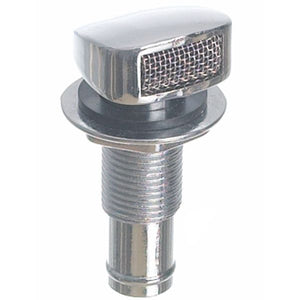 Tankentlüftung kurz rostfreier Stahl AD=22mm für Schlauchanschluss D=16mm