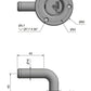 Roca Tankentlüfterfür Schlauch ID=16mm 90°