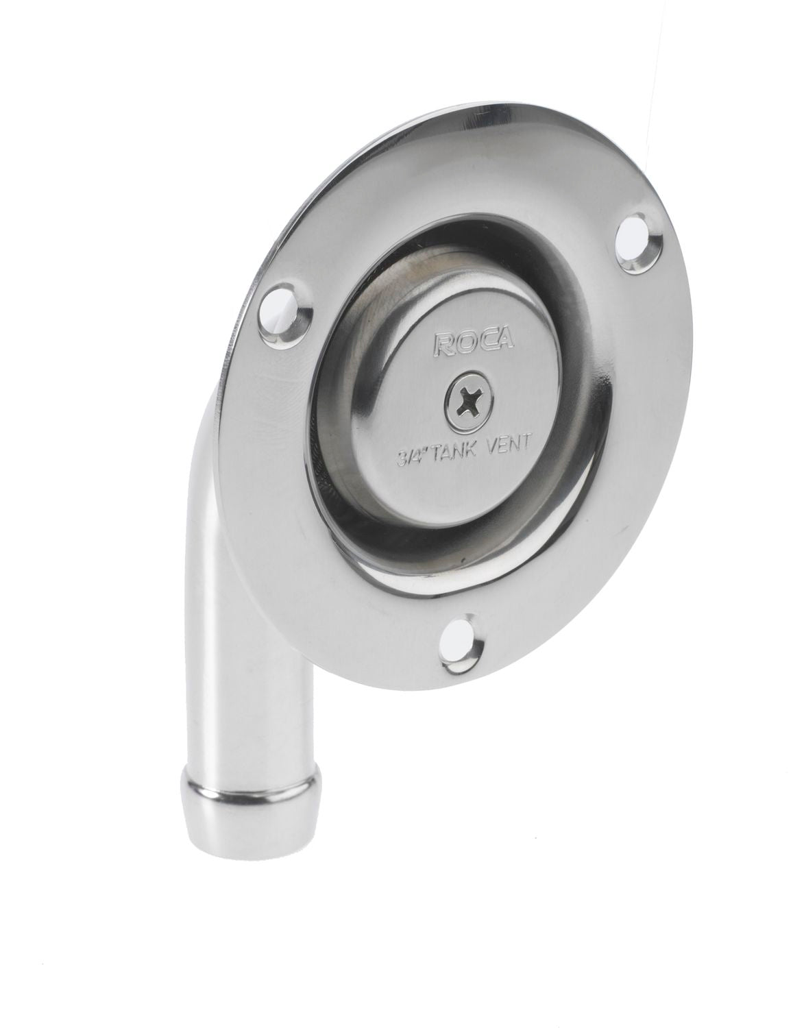Roca Tankentlüfter für Fäkalientank rostfreier Stahl 90°-Anschluss für Schlauc ID=19mm