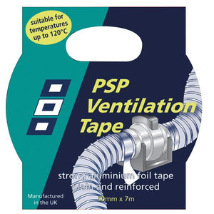 PSP Aluminium-Tape für Warmluftschlauch B=50mm L=7m