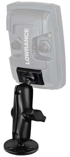 RAM C-101-LO11 Halterung komplett mit Basisplatte-Verbindungsarm-Montageplatte für Lowrance Mark/Elite