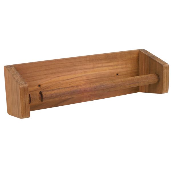 Roca Küchenrollenhalter aus Teakholz – L = 324 mm