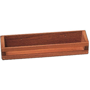 Roca Ablageregal aus Teakholz – kompaktes Bordregal 330 mm