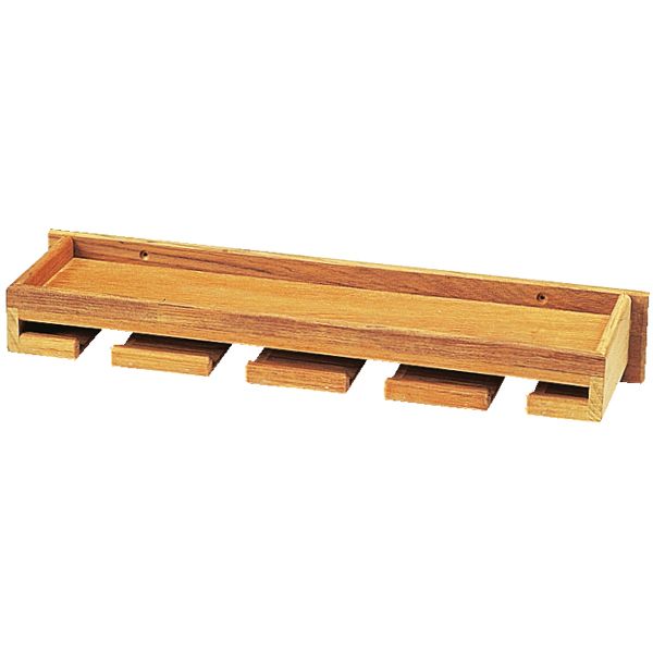 Roca Weinglashalter aus Teak – Wandmontage für 4 Gläser