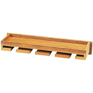 Roca Weinglashalter aus Teak – Wandmontage für 4 Gläser