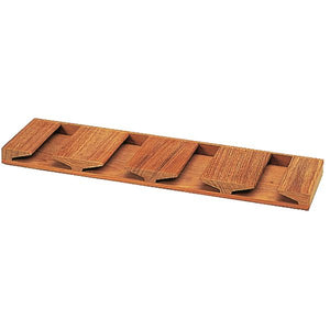 Roca Weinglashalter Teak (Deckenmontage) 42x2x12cm für 4 Gläser