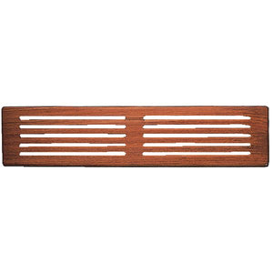 Roca Lüftungsgitter aus Teakholz – 430 × 84 mm Innenmaß