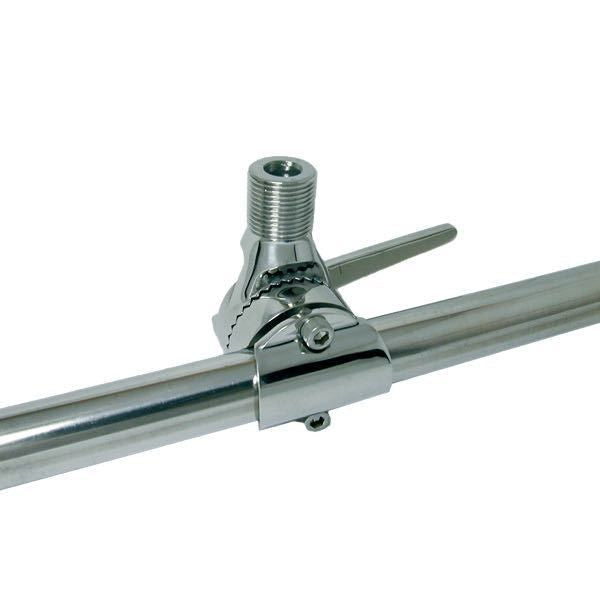 Glomex Antennenhalter für Heckkorb – Kanzelhalterung aus Edelstahl