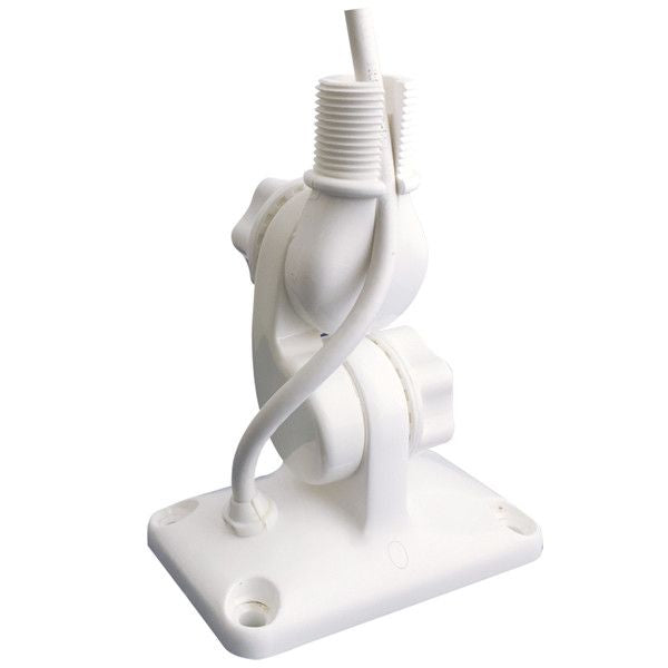 Glomex RA135 Antennenhalter – Decksmontage aus weißem Nylon