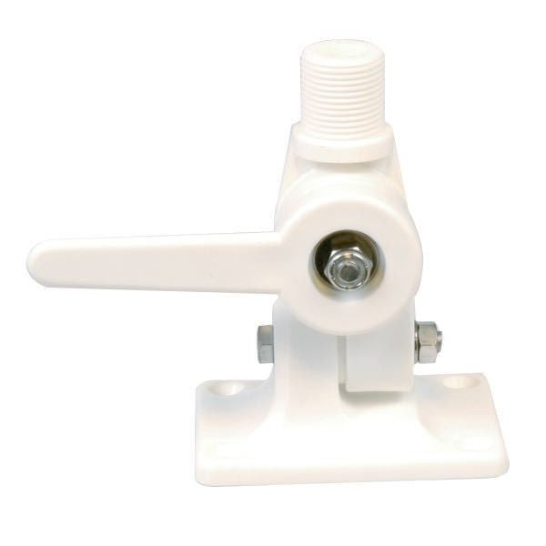 Glomex Antennenhalter Kunststoff – Standardhalterung mit 4-Wege-Neigung