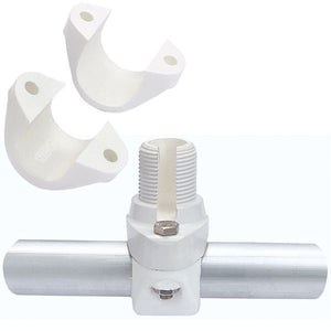 Glomex Antennhalter RA175 Nylon weiss für 22/25/32mm Rohr