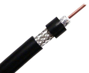 1852 Antennenkabel RG58 verlustarm D=6mm L=100m schwarz