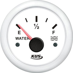 KUS Tankanzeige Wasser – Rundinstrument 0–190 Ω