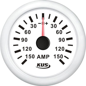 KUS Amperemeter mit Shunt 150 A – 12/24 V Bordstrom-Anzeige