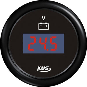 KUS Digitales Voltmeter 9–32 V – Bordspannungsanzeige für 12 V & 24 V