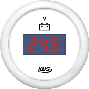 KUS Digitales Voltmeter 9–32 V – Bordspannungsanzeige für 12 V & 24 V