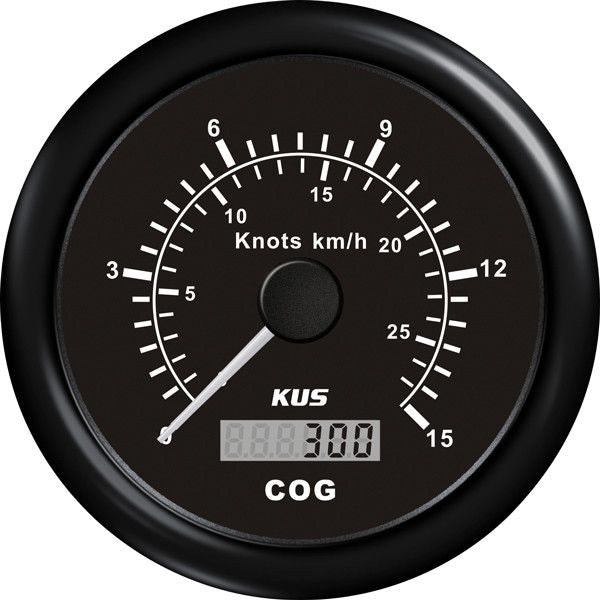 KUS GPS Geschwindigkeit schwarz
