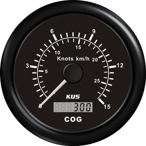 KUS GPS Geschwindigkeit schwarz