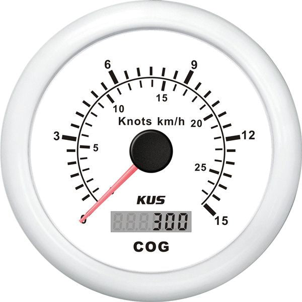 KUS GPS Geschwindigkeite weiß