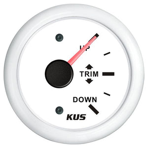 KUS Trimmanzeige – Rundinstrument für Außenborder-Trimmstellung