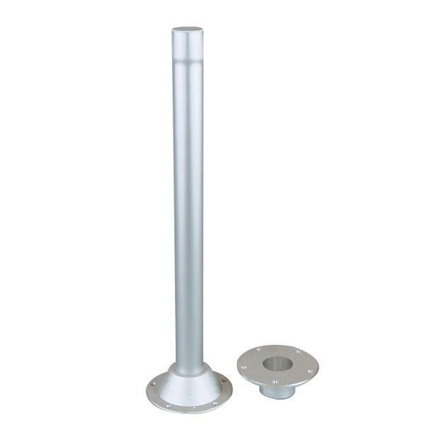 Barka Tischstütze Aluminium eloxiert – Ø 55 mm