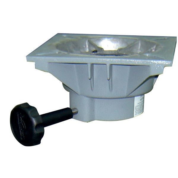 ESM Befestigungsplatte drehbar – obere Aluminium-Basis für Stuhlkonsole Serie 2 3/8