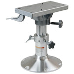 ESM Stuhlgestell OCEAN mit Gasdruckdämpfer Aluminium eloxiert dreh- und verschiebbar H=30-40cm Befestigungsplatte 280x182mm