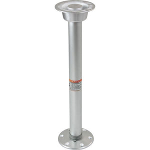 ESM Tischstütze D=60mm Aluminium L=685mm mit Beschlag für Tischplatte und Basis D=178mm H=14mm