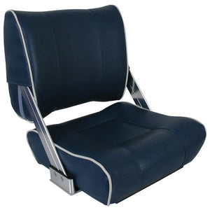 ESM Steuerstuhl ST45 Luxus B=42cm blau/hellgrau