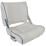 ESM Steuerstuhl ST45 Luxus B=42cm hellgrau/blau