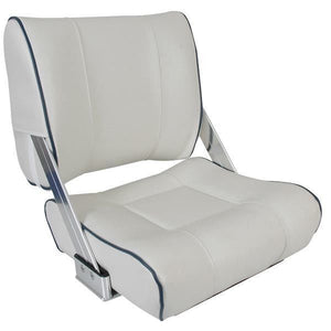 ESM Steuerstuhl ST45 Luxus B=42cm hellgrau/blau