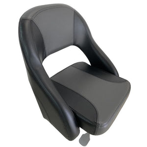 ESM Steuerstuhl BJR 52 mit fester Rückenlehne schwarz/grau/schwarz