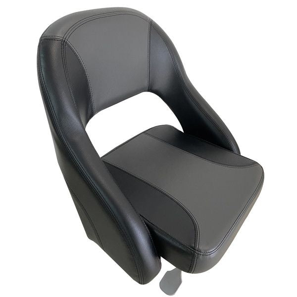 ESM Steuerstuhl BJR 52 mit fester Rückenlehne schwarz/grau/schwarz