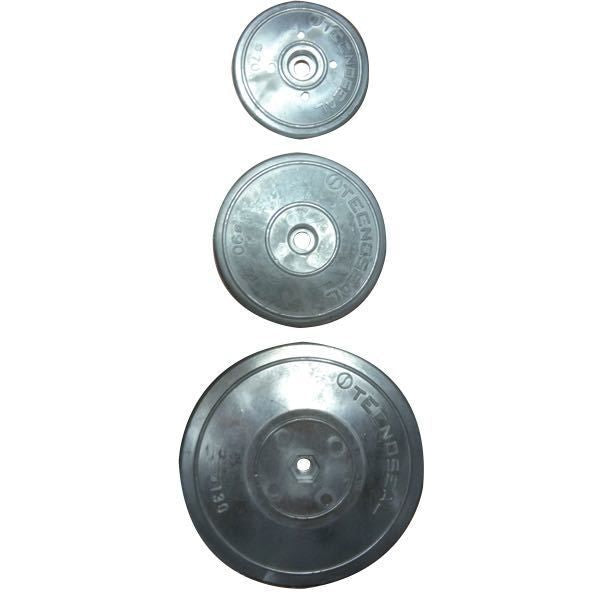 Tecnoseal Zink-Telleranoden für Ruder und Trimmklappen