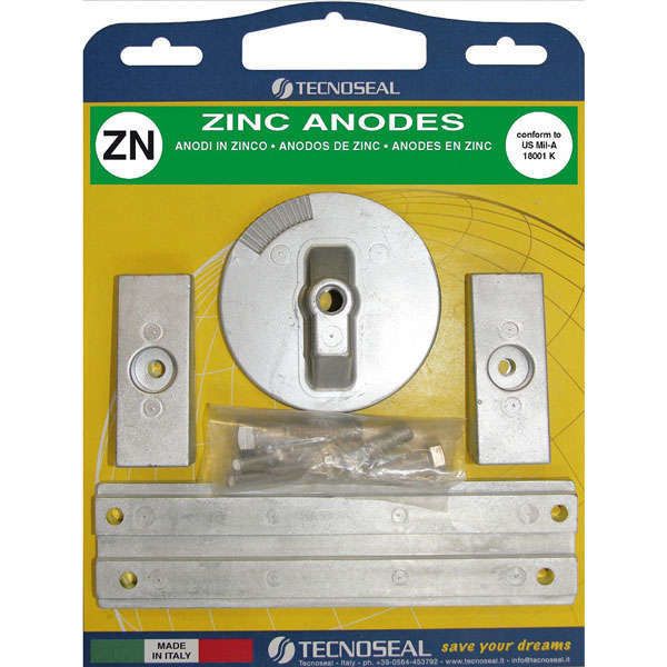 Tecnoseal Zinkanoden-Satz – Mercury Verado 4-Zylinder
