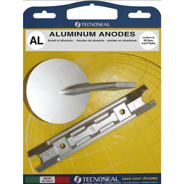 Tecnoseal Aluminiumanode Kit – Opferanoden für Yamaha 60–90 PS 2-Takt