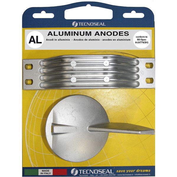 Tecnoseal Aluminiumanode Kit – Opferanoden für Yamaha 150–200 PS Außenborder