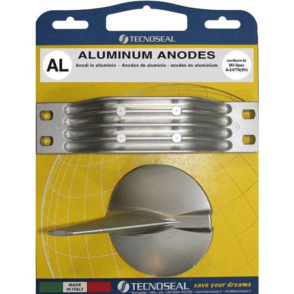 Tecnoseal Aluminiumanode Kit – Opferanoden-Set für Yamaha 200–250