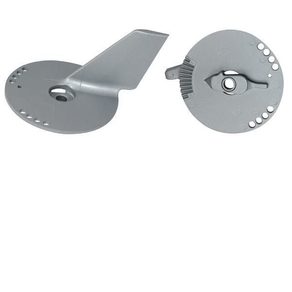 Tecnoseal Zinkanode für Johnson/Evinrude 60–140 PS 4-Takt – Ruderflossen-Anode