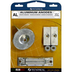 Tecnoseal Aluminiumanode Kit – Opferanoden für Honda 40 + 50 PS Außenborder