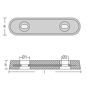 1852 Zinc anode for Vetus