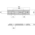 1852 Zinkanode für Sealine 450x100x12mm 7.20kg