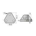 1852 Zink für Flex O-Fold D=55.3mm