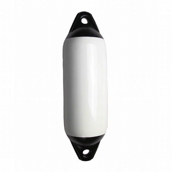 Majoni Langfender weiß mit schwarzer Kappe