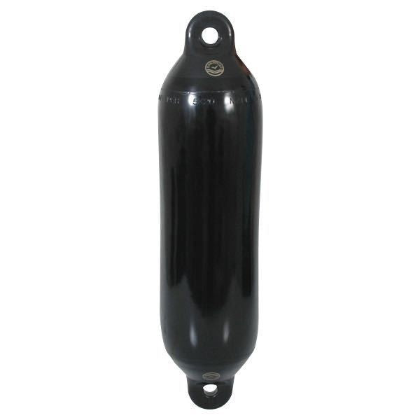Dan-Fender Langfender schwarz mit schwarzer Kappe