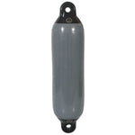 Dan-Fender Langfender grau mit schwarzer Kappe