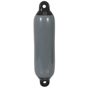Dan-Fender Langfender grau mit schwarzer Kappe