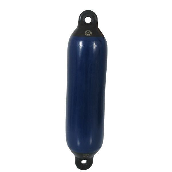 Dan-Fender Langfender marineblau mit schwarzer Kappe
