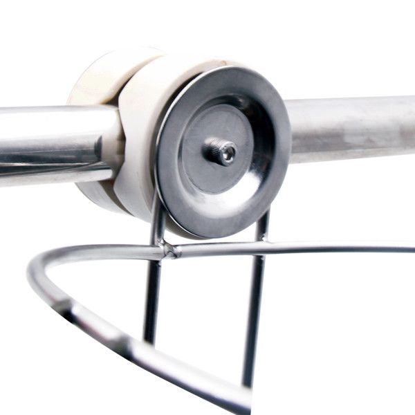 Montagebeschlag für Fenderkorb Kunststoff weiß